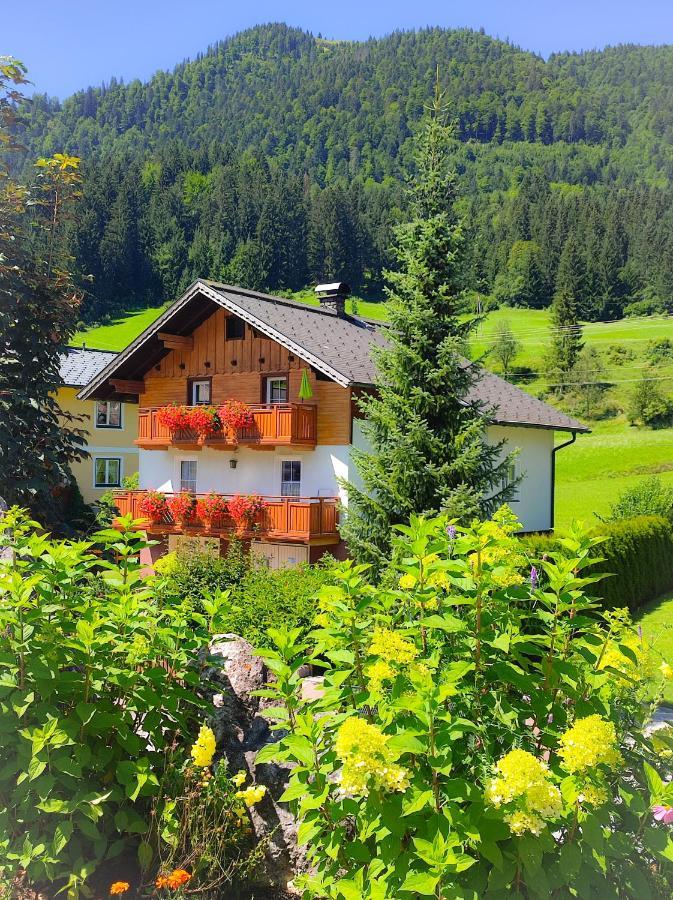 Apartment Bergfeeling Russbach am Pass Gschütt Exterior foto