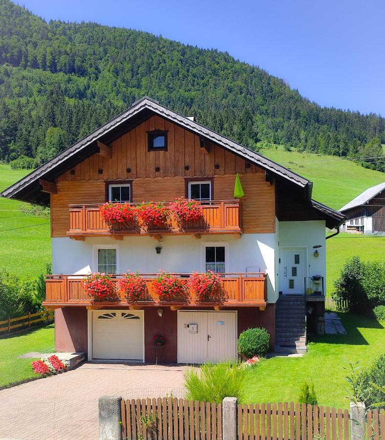 Apartment Bergfeeling Russbach am Pass Gschütt Exterior foto